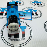 Motorized Battery Thomas (2000) Moves Forwards and Backwards Noisy with Card Wooden - Used