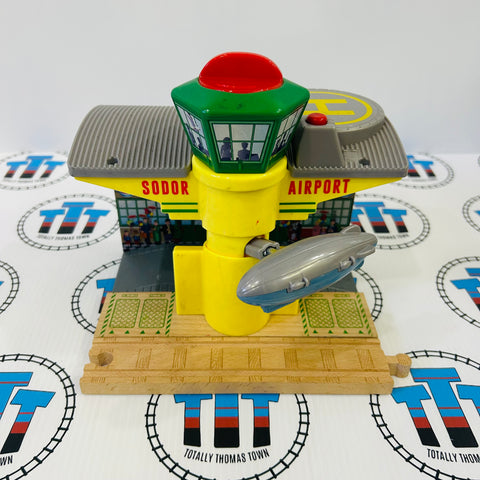 Sodor Airship Hangar (Sodor Airport) Chipped Track Pegs Wooden - Used