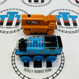 Jeremy and the Airfield Set with Thomas and Terence (writing on bottom) Wooden - Used in Damaged Box