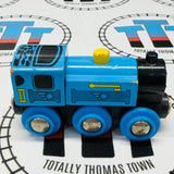 BRIO 33607 Blue Engine Fair Condition Wooden - Used