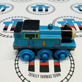 Thomas #12 (Learning Curve 1997) Discoloured Face Fair Condition Wooden - Used