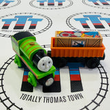 Reg and Percy at the Scrapyard Set #3 Fair Condition Silver Track with Trains - Used