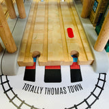 Knapford Station with Talking Sir Topham Hatt Chipped/Marked Track #4 (Doesn’t affect use) as Shown Rare Wooden - Used