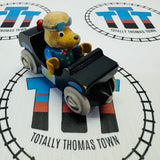 BRIO Sgt. Murphy (Brittle/Fair Condition) and Police Car Richard Scarry Busytown Fair Condition Wooden - Used