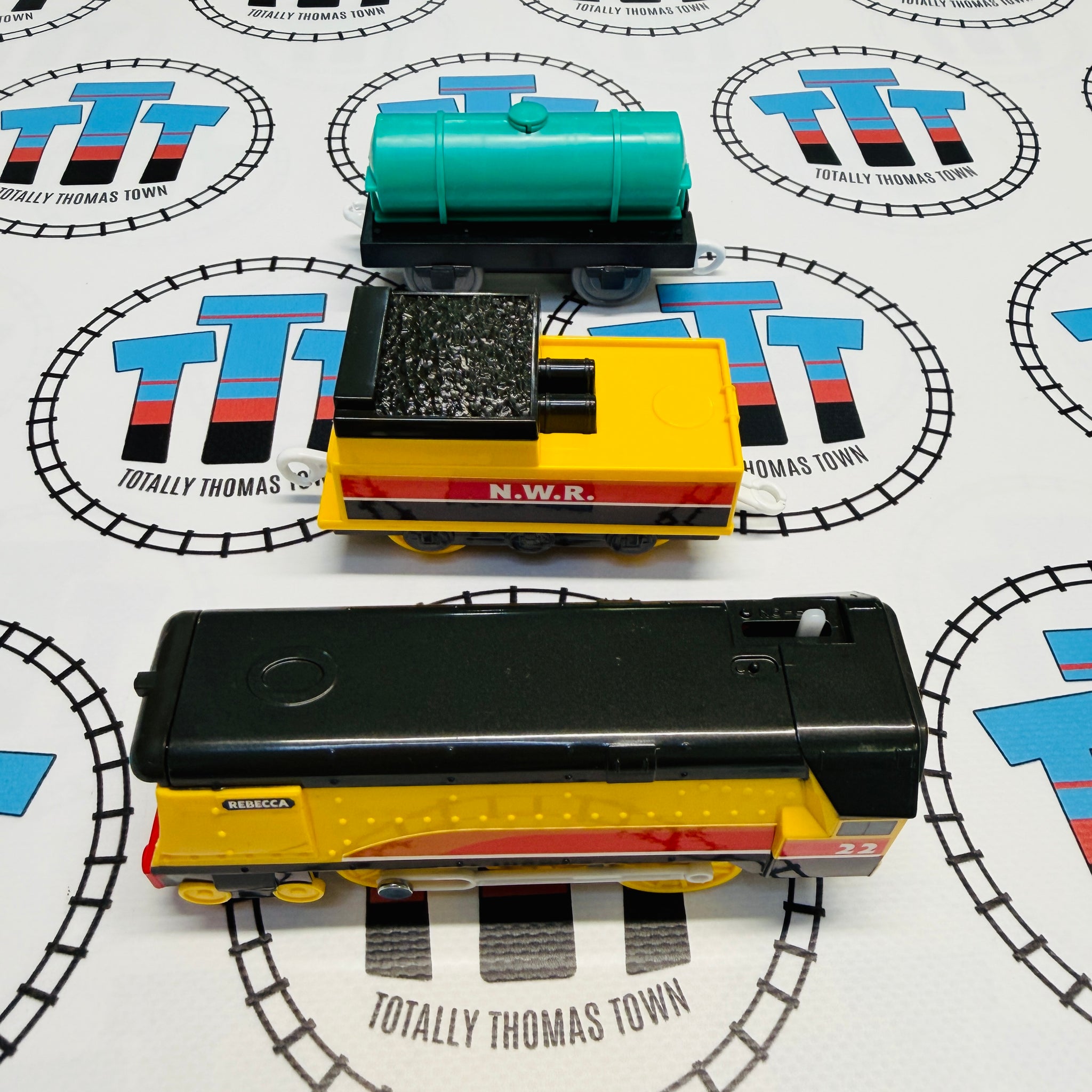 Rebecca and Tender with Tanker New in Box - TOMY – Totally Thomas Town