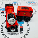 James & Tender (Thomas Wood Mattel Fully Painted) Good Condition Wooden - Used