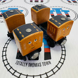 Annie & Clarabel (Wood Unpainted Mattel) Good Condition Wooden - Used