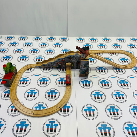 Merrick and the Rock Crusher Set with Cargo Car Wooden - Used