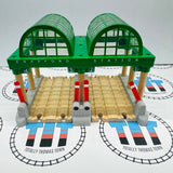 Gare de Knapford avec lumières et rails #2 Petites marques en bois - Occasion