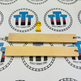 12" Bumpy Track #2 (2000) Clickity Clack 2 Pieces with Sign Small Marks  Wooden - Used