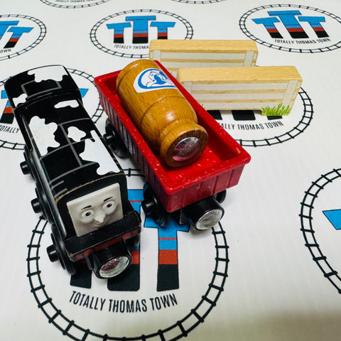Diesel's Dairy Drop-Off (Thomas Wood Fully Painted) Good Condition Wooden - Used