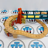 Misty Island Adventure Set #2 with Cargo Car and Cargo (Damaged Crane) Thomas Brand Wooden - Used