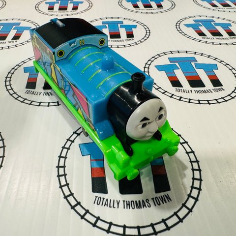 Hyper Thomas 2017 Mattel Ripping Sticker Used Trackmaster