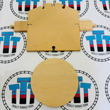 8” Turntable Track #1 Clickity Clack Small Marks Wooden - Used