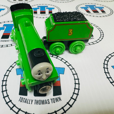 Henry & Tender (Learning Curve 2000) Rare Wooden Rare - Used