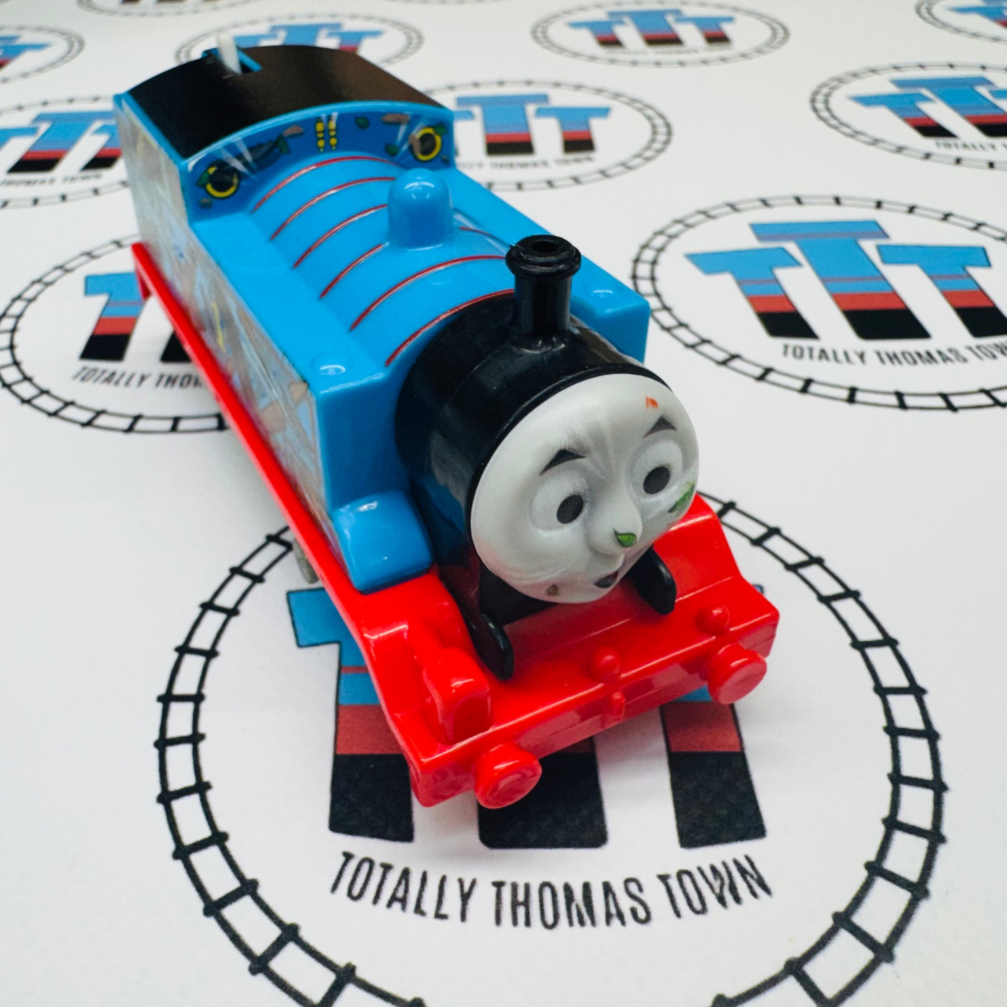 Thomas Twisting Tornado Surprised Face (2013) Good Condition Used