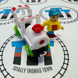 BRIO Fun Park Train with Figure (brittle fair condition) - Used