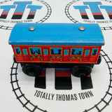 Limited Edition Passenger Car #2 - Thomas 10 Years in America (Learning Curve 1999) RARE Wooden - Used