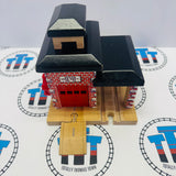 Fire Station #4 Door Does Not Stay Up Fully and Marked Track Wooden - Used