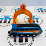 BRIO 33971 Smart Tech Motorized Battery Engine Record and Play with Horn Arch Used - Wooden