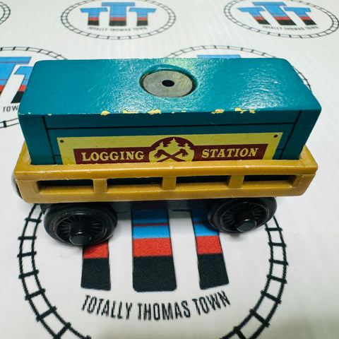 Misty Island Logging Station Cargo Car with Cargo Wooden - Used