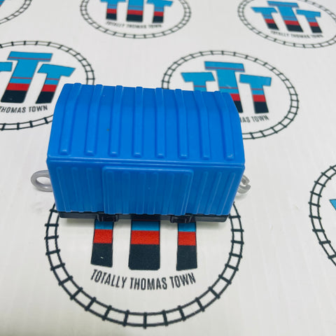 Blue Box Car Used - Trackmaster Revolution