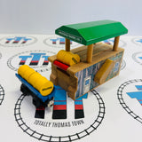 Arlesdale Barrel Loader with 3 Barrels (Corn, Flour, Molasses) Learning Curve 1997 #3 Discoloured Sticker Wooden - Used