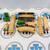 Mix, Match & Build Set with Cargo Car (No Train) Wooden - Used