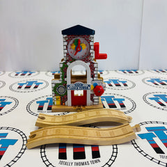 Sodor Clock Tower with Talking & Sounds #2 Good Condition Wooden Rare - Used