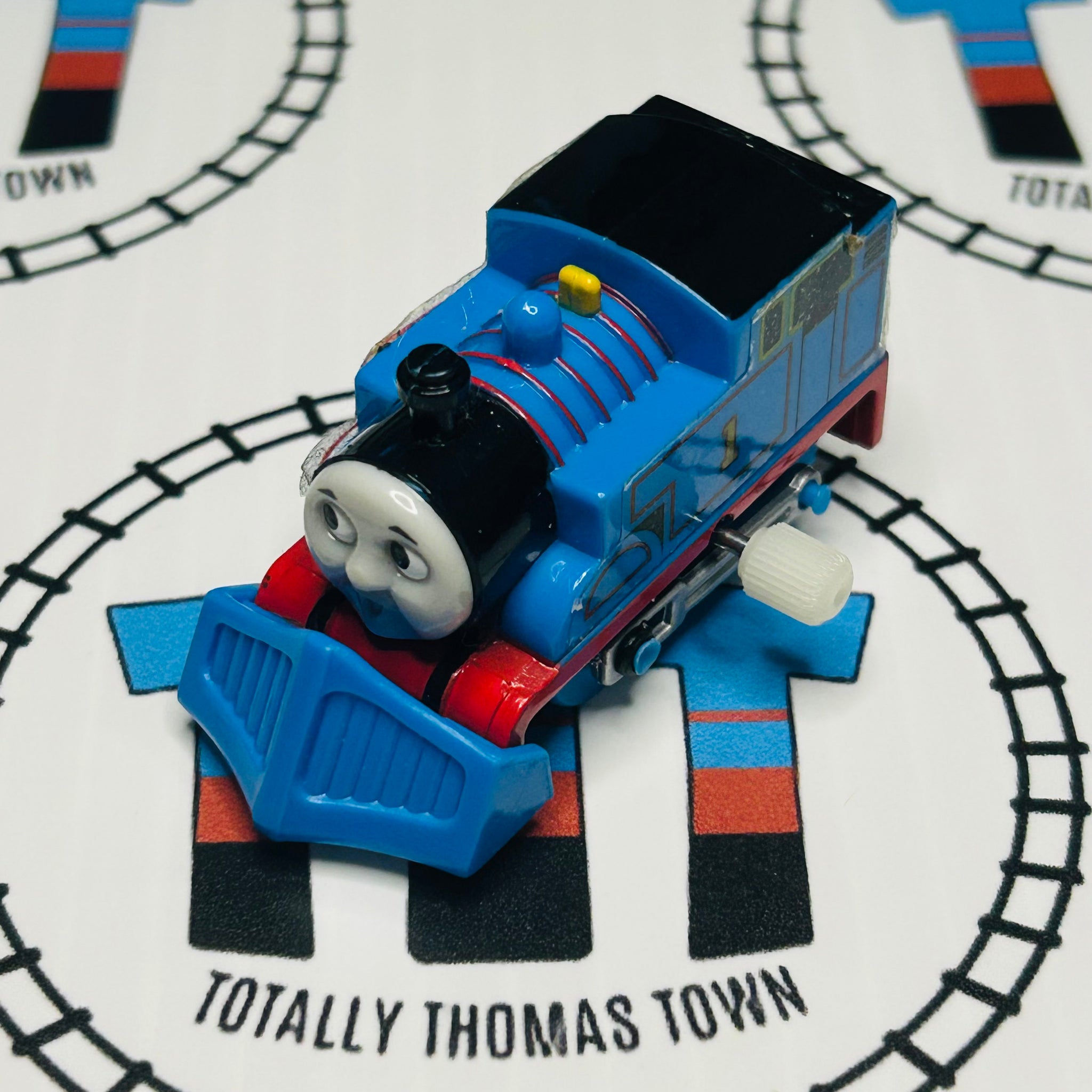 Surprised Thomas with Snowplow (Glued) Capsule Plarail Wind Up