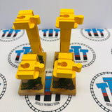 BRIO Sky Train Supports 4 Pieces 33929 Wooden - Used