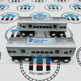 MTA Metro-North Railroad 2-Car Set Other Brand Train Wooden - Used