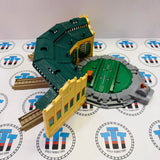 Tidmouth Sheds with 4 Doors and Turntable and NO back Supports Used - Trackmaster