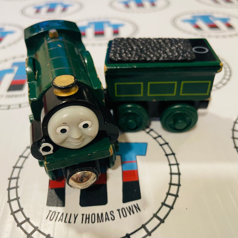 Talking Emily & Tender NO SOUND Light only (Learning Curve) Fair Condition Wooden - Used