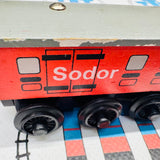 Wagon postal Sodor n°1 (Learning Curve 1996) Rare, écaillé, en bois - Occasion