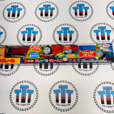 Talking James in Japanese (not English) and Blue Car New IN Box - TOMY