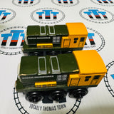 Iron Arry & Iron Bert #2 (Learning Curve 2002) Good Condition Wooden - Used