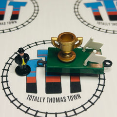 Sir Topham Hatt and Winner’s Cup Freight Car No Stickers Pull Along Capsule Plarail - Used