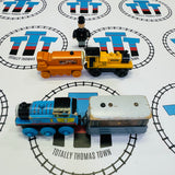 Train Value Pack #22 Fair/Poor Condition Chipping Paint/Discoloured/Missing Pieces Thomas Brand Wooden - Used