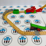 Race Day Relay Set No Trains (Missing Guard Rails) Wooden - Used