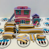Purple Shopping Mall Set (Slightly Chipped) Wooden - Used