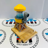 Water Tower Yellow #2 Chipped Magnets/Water Does Not Go Down  - Used