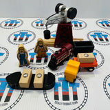 Crane Construction Pack with Train, Truck, and Boat Other Brand Wooden - Used