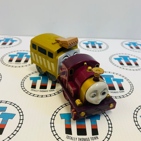Pull n’ Go Lady & Diesel 10 Large Plastic Toy TOMY - Used