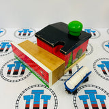 Sodor Dairy Farm Missing Fence with 2 Milk Barrel and 1 Barrel Car #3 Wooden - Used