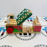 Lifting Bridge #10 No Roof/Stiff to Turn Wooden - Used