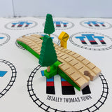 Trees on the Track Good Condition Clickity Clack Wooden - Used