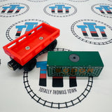 Cargo Car Red with Green Cargo Wooden - Used