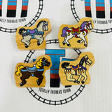 Musical Carousel Very Good Condition with Box (Horses Chipping Magnets) Wooden - Used