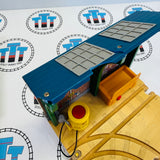 Repair and Go Station at Sodor Steamworks Poor Condition #2 (Chipped Track/Missing Claw/Damaged Oil/Chipped Roof) - Used